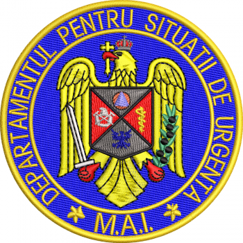 Emblema Pompieri Departamentul pentru situatii de urgenta - MAI